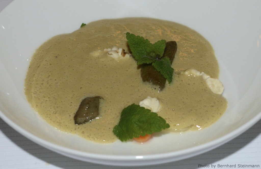 Entenstopfleber Suppe